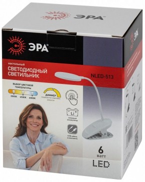 Настольная лампа офисная Эра  NLED-513-6W-W в Тюмени - tumen.ok-mebel.com | фото 7
