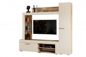 НИКОЛЬ Гостиная (Дуб крафт серый/софт айвори) в Тюмени - tumen.ok-mebel.com | фото