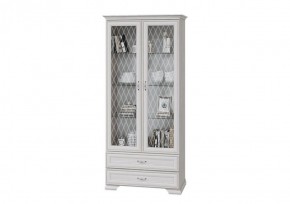 НИКОЛЬ Шкаф-витрина с 2 ст.дв. и 2 ящика в Тюмени - tumen.ok-mebel.com | фото