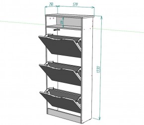 Обувница W10 (ДСС) в Тюмени - tumen.ok-mebel.com | фото