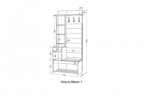 ОЛЬГА-МИЛК Прихожая (модульная) в Тюмени - tumen.ok-mebel.com | фото 2