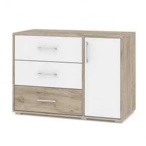 ОЛИВИЯ О63 Комод (дуб серый/белый) в Тюмени - tumen.ok-mebel.com | фото