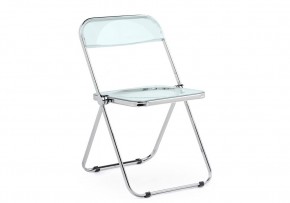 Пластиковый стул Fold складной clear gray-blue в Тюмени - tumen.ok-mebel.com | фото