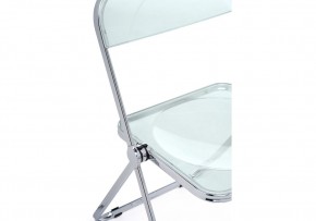 Пластиковый стул Fold складной clear gray-blue в Тюмени - tumen.ok-mebel.com | фото 7