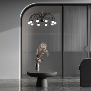 Подвесная люстра Eurosvet Ragno 90034/10 LED черный в Тюмени - tumen.ok-mebel.com | фото 4
