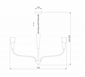 Подвесная люстра Eurosvet Rhyton 60167/8 никель в Тюмени - tumen.ok-mebel.com | фото 6