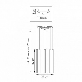 Подвесная люстра Lightstar Tubo L5T747447 в Тюмени - tumen.ok-mebel.com | фото