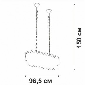 Подвесная люстра Vitaluce V58120 V58120-8/11 в Тюмени - tumen.ok-mebel.com | фото 3