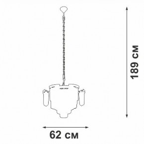 Подвесная люстра Vitaluce V58370 V58370-8/13 в Тюмени - tumen.ok-mebel.com | фото 3