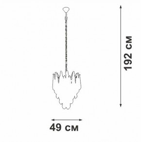 Подвесная люстра Vitaluce V5886 V5886-8/7 в Тюмени - tumen.ok-mebel.com | фото 4
