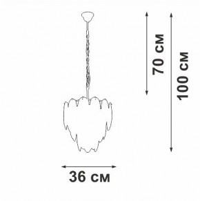 Подвесная люстра Vitaluce V5887 V5887-9/7 в Тюмени - tumen.ok-mebel.com | фото 5
