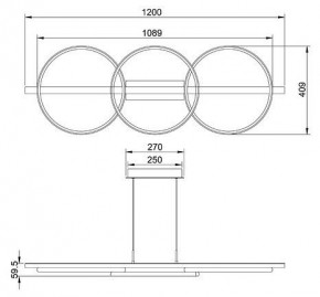 Подвесной светильник Arte Lamp Fluido A3913SP-24BK в Тюмени - tumen.ok-mebel.com | фото 3