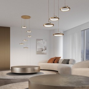 Подвесной светильник Eurosvet Crespella 90034/6 золото в Тюмени - tumen.ok-mebel.com | фото 4
