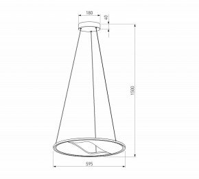 Подвесной светильник Eurosvet Occhio 40027/1 LED серый в Тюмени - tumen.ok-mebel.com | фото 5