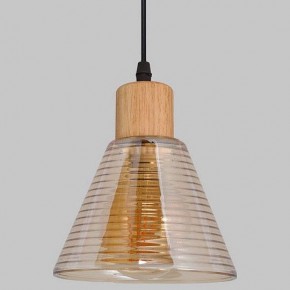 Подвесной светильник Imex MD.5870 MD.5870-1-P-WOOD+BK в Тюмени - tumen.ok-mebel.com | фото