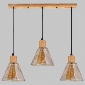 Подвесной светильник Imex MD.5870 MD.5870-3-P-WOOD+BK в Тюмени - tumen.ok-mebel.com | фото