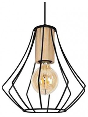 Подвесной светильник Imex MD.9050 MD.9050-1-P-BK+WOOD в Тюмени - tumen.ok-mebel.com | фото