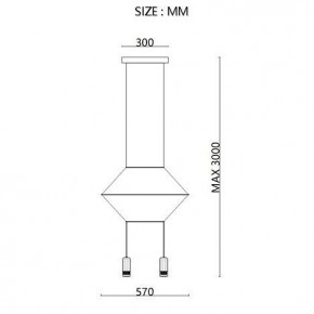 Подвесной светильник Imperiumloft Via Wireflow polyhedral Via01 в Тюмени - tumen.ok-mebel.com | фото 2