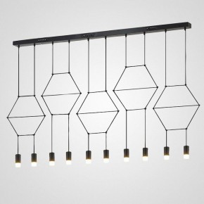 Подвесной светильник Imperiumloft Via Wireflow polyhedral Via01 в Тюмени - tumen.ok-mebel.com | фото