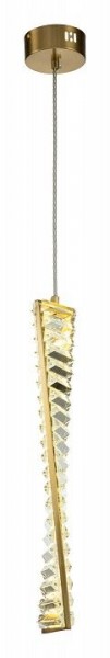 Подвесной светильник Indigo Frizzante 12015/1P Brass в Тюмени - tumen.ok-mebel.com | фото 3