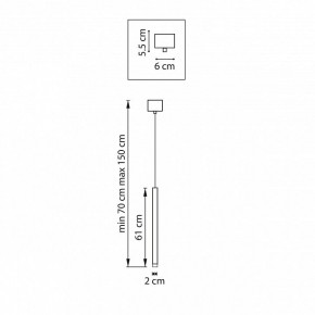 Подвесной светильник Lightstar Tubo LT7473471 в Тюмени - tumen.ok-mebel.com | фото 3