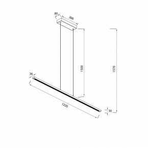 Подвесной светильник Mantra Lineal 8954 в Тюмени - tumen.ok-mebel.com | фото 3