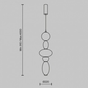 Подвесной светильник Maytoni Adore MOD297PL-L24BS3K1 в Тюмени - tumen.ok-mebel.com | фото 5