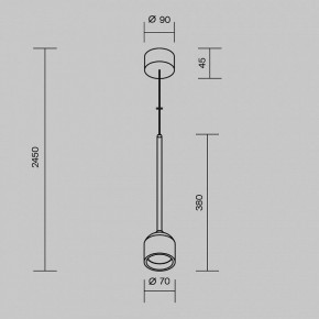 Подвесной светильник Maytoni Apex O491PL-L6B3K в Тюмени - tumen.ok-mebel.com | фото 7