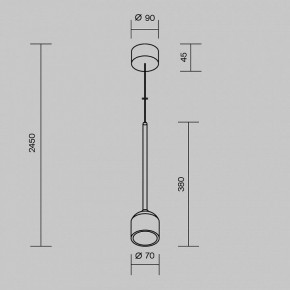 Подвесной светильник Maytoni Apex O491PL-L8W3K в Тюмени - tumen.ok-mebel.com | фото 8
