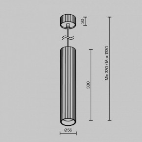 Подвесной светильник Maytoni Calipso P106PL-01-GU10-BS в Тюмени - tumen.ok-mebel.com | фото 8