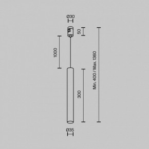 Подвесной светильник Maytoni Focus Led TR155-1-5W3K-BS в Тюмени - tumen.ok-mebel.com | фото 4