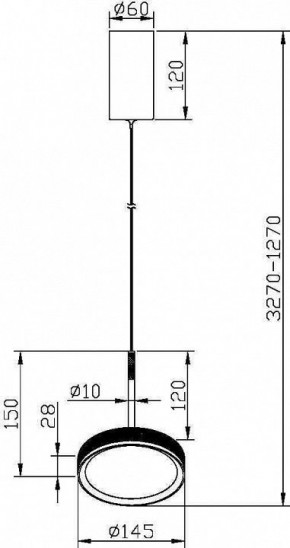 Подвесной светильник Maytoni Halo MOD041PL-L15GB3K в Тюмени - tumen.ok-mebel.com | фото 6