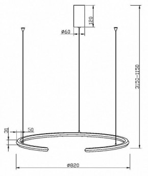 Подвесной светильник Maytoni Motion MOD276PL-L20B3K1 в Тюмени - tumen.ok-mebel.com | фото 4