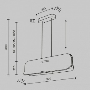 Подвесной светильник Maytoni Optimista MOD408PL-L12B3K в Тюмени - tumen.ok-mebel.com | фото 7