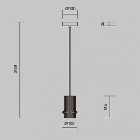 Подвесной светильник Maytoni Pilastro MOD430PL-L5W3K в Тюмени - tumen.ok-mebel.com | фото 5