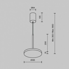Подвесной светильник Maytoni Plato P076PL-L12W3K-W в Тюмени - tumen.ok-mebel.com | фото 5