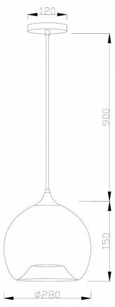 Подвесной светильник Moderli Laura V11529-1P в Тюмени - tumen.ok-mebel.com | фото 6