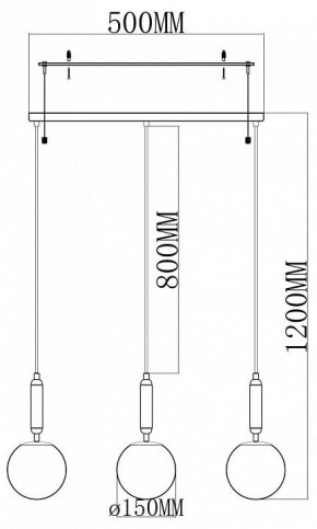 Подвесной светильник Moderli Scrumbel V11566-3P в Тюмени - tumen.ok-mebel.com | фото 2