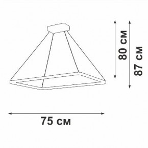 Подвесной светильник Vitaluce V2704 V2704-0/1S в Тюмени - tumen.ok-mebel.com | фото 3