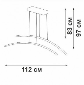 Подвесной светильник Vitaluce V2709 V2709-8/2S в Тюмени - tumen.ok-mebel.com | фото 3