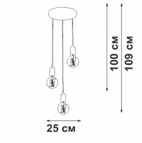 Подвесной светильник Vitaluce V2849 V2849-1/3S в Тюмени - tumen.ok-mebel.com | фото 4