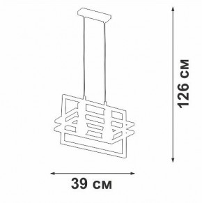 Подвесной светильник Vitaluce V2861 V2861-1/2S в Тюмени - tumen.ok-mebel.com | фото 5