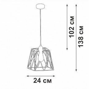 Подвесной светильник Vitaluce V2866 V2866-1/1S в Тюмени - tumen.ok-mebel.com | фото 5