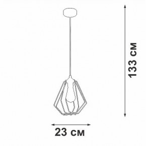 Подвесной светильник Vitaluce V2867 V2867-1/1S в Тюмени - tumen.ok-mebel.com | фото 5