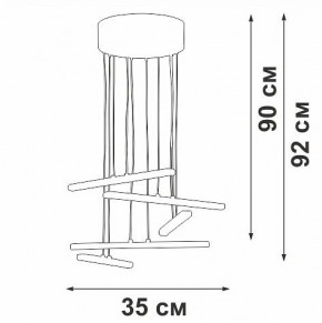 Подвесной светильник Vitaluce V3046 V3046-0/5S в Тюмени - tumen.ok-mebel.com | фото 5