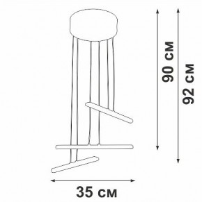Подвесной светильник Vitaluce V3046 V3046-1/3S в Тюмени - tumen.ok-mebel.com | фото 5
