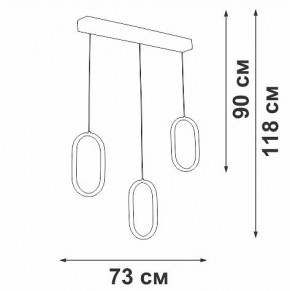 Подвесной светильник Vitaluce V3049 V3049-0/3S в Тюмени - tumen.ok-mebel.com | фото 4