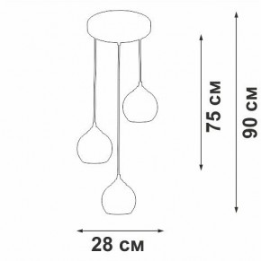 Подвесной светильник Vitaluce V3785 V3785-0/3S в Тюмени - tumen.ok-mebel.com | фото 4