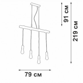 Подвесной светильник Vitaluce V47160 V47160-7/4S в Тюмени - tumen.ok-mebel.com | фото 5