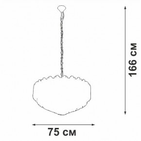 Подвесной светильник Vitaluce V5823 V5823-7/8+4+1 в Тюмени - tumen.ok-mebel.com | фото 4